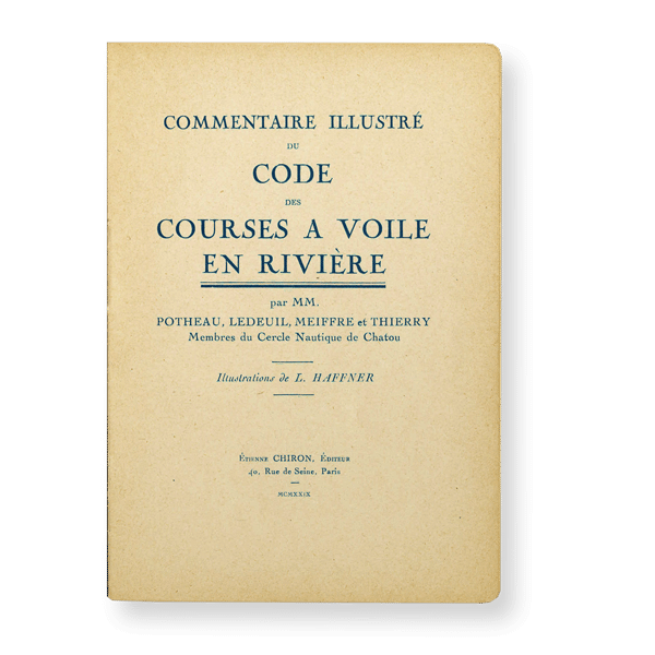 Code courses à voile en rivière - 1929