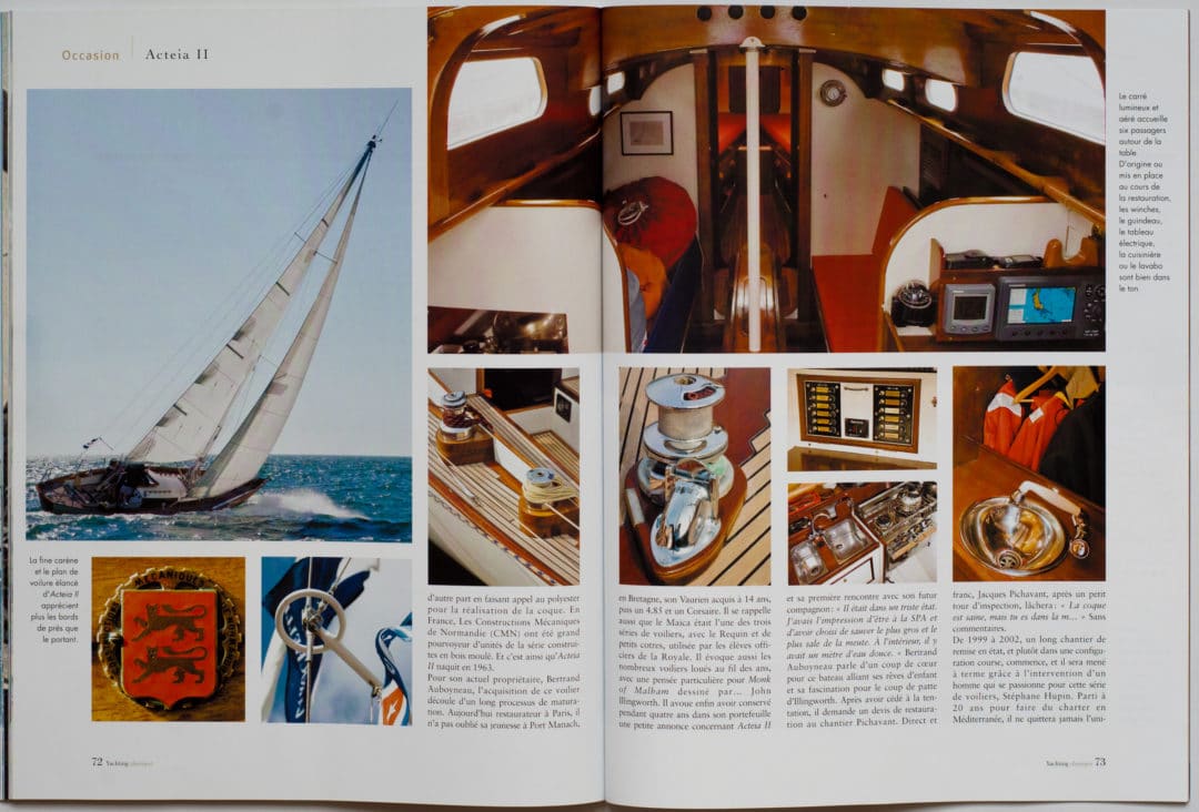 article Acteia yachting classique