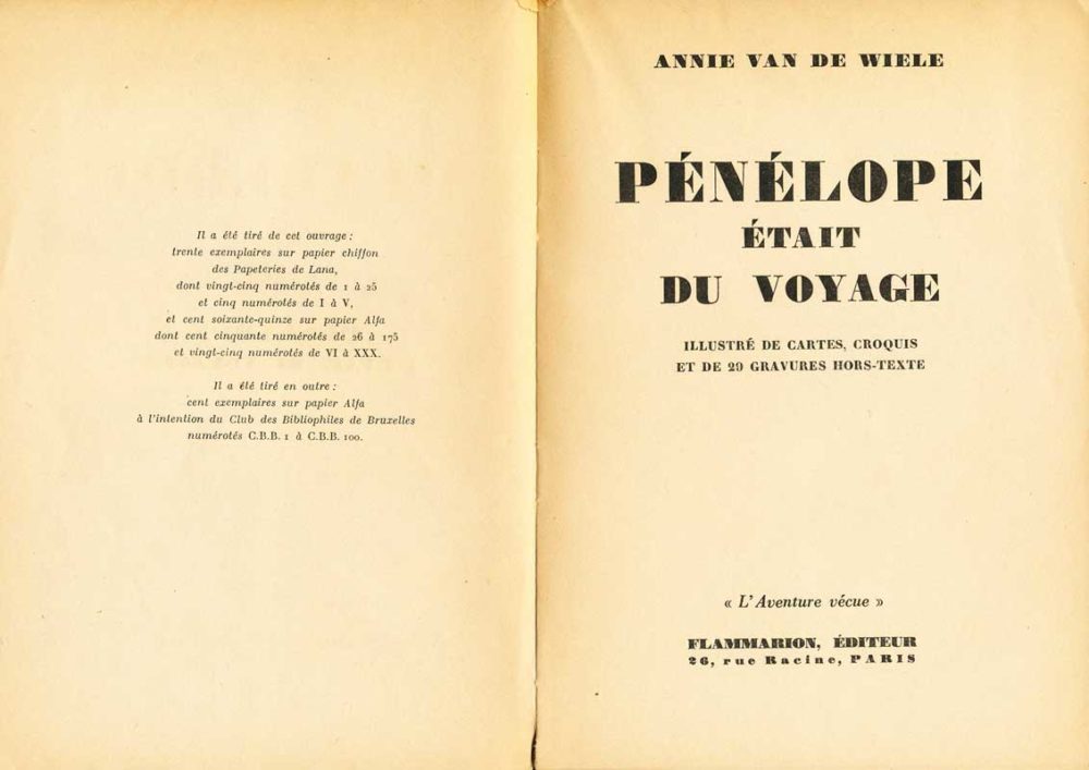A Van de Wiele - Pénélope était du voyage