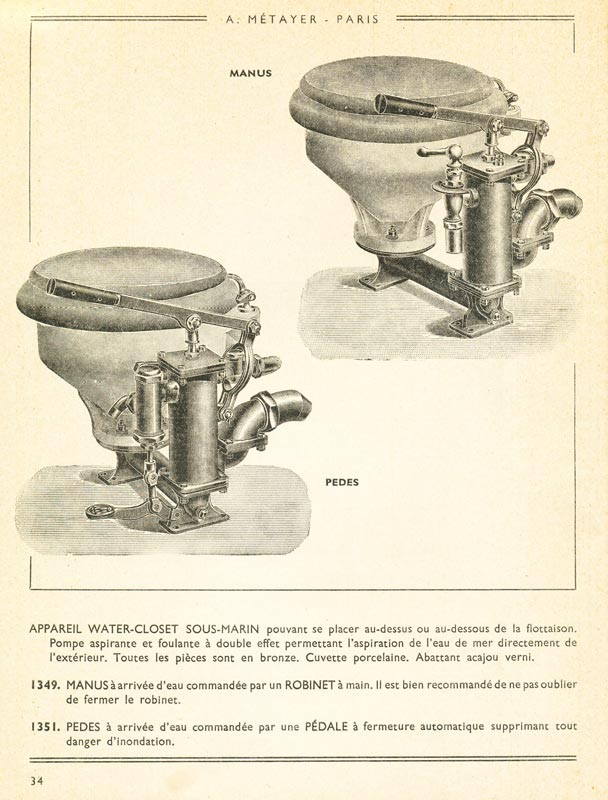 Catalogue A. Métayer - Manufacture d'articles de marine