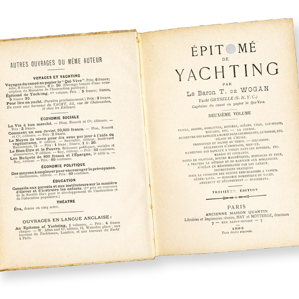 Epitomé de yachting, volume 2