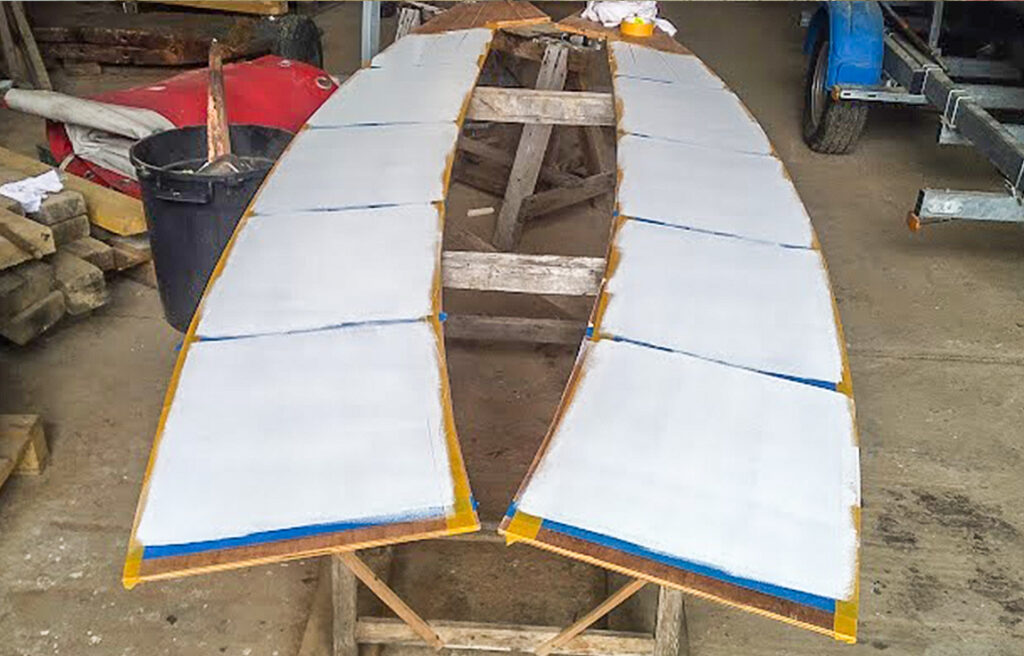 Peinture du dessous des CP du pont